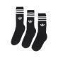 Adidas Solid Crew Socks 3 Pairs - Black