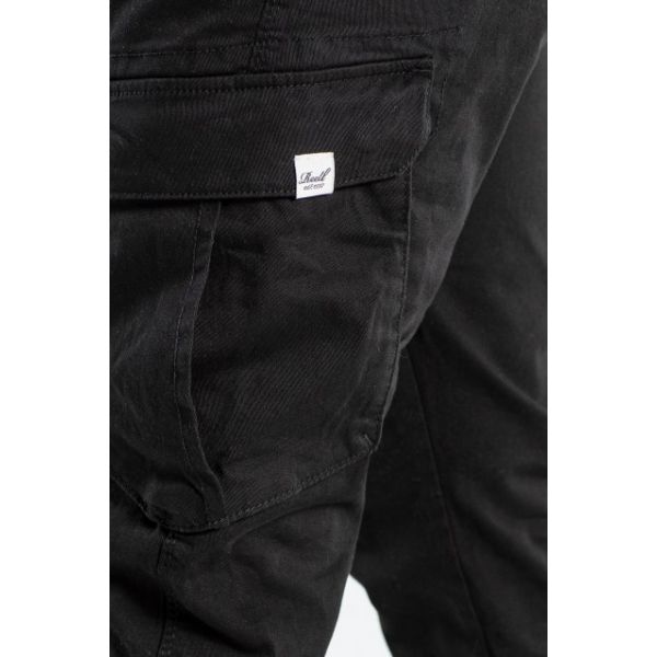 Reell Reflex Rib Cargo Ανδρικό Παντελόνι Cotton/Elastane Regular Fit - Black