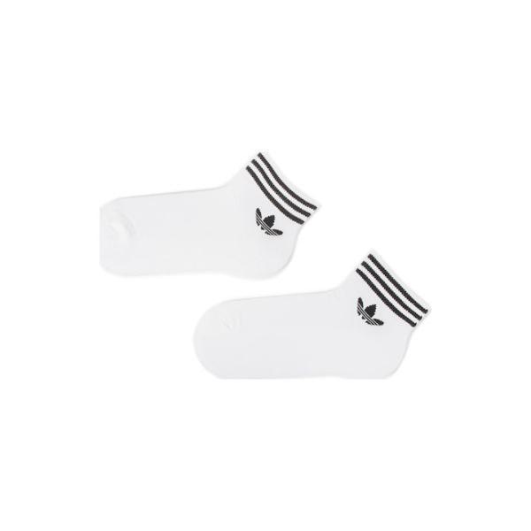 Adidas Trefoil Ankle Socks White-Black