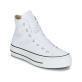 Converse Chuck Taylor All Star Lift Platform Unisex Παπούτσια Canvas - White