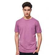 Dirty Laundry Stepped Hem T-Shirt Light Purple - Jam