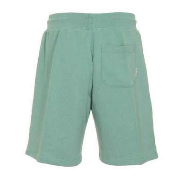 Franklin Marshall Sweatshirt Shorts With Arch Letter Logo Embroidery - Mint