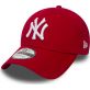 New Era  New York Yankees Essential Red 9FORTY Cap Unisex Καπέλο Cotton - Red