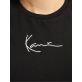 Karl Kani Crop Top Small Signature Short Tee Black