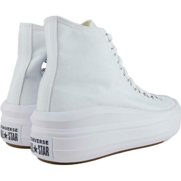 Converse Chuck Taylor All Star Move Platform Unisex Παπούτσια Canvas - White