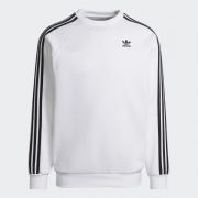 Adidas Adicolor Classics 3-Strieps Crew Sweatshirt White