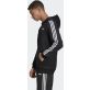 Adidas Essentials 3 Stripes Fleece Hoodie - Black