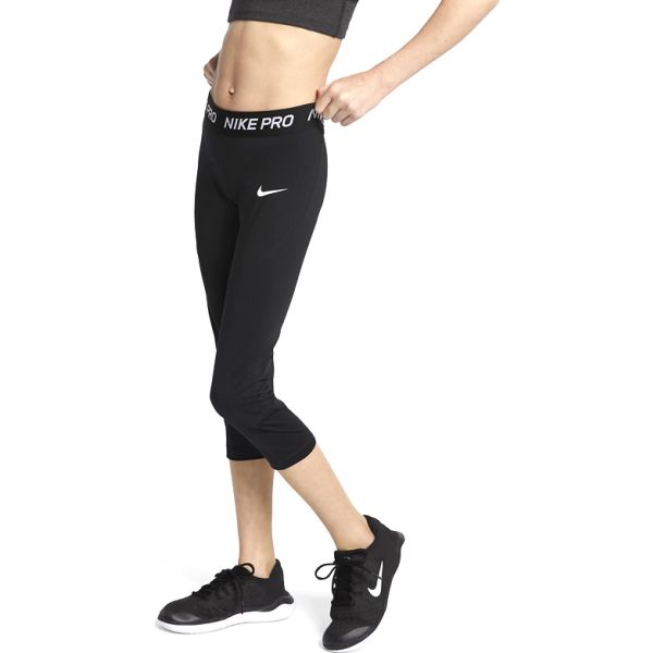Nike Girls Pro Capri Tight - Black