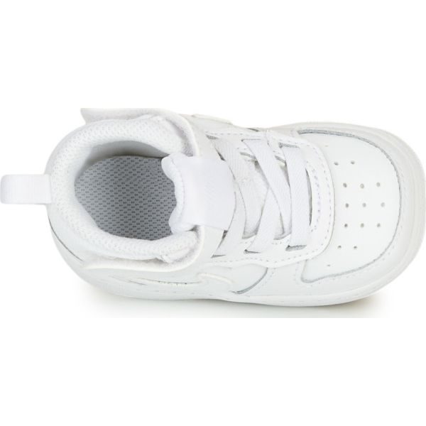 Nike Court Borough MID 2 TDV Βρεφικά Παπούτσια Leather Small Fit - White