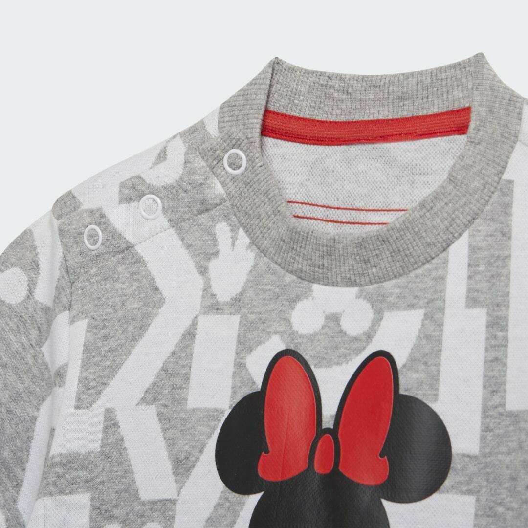 Adidas x Disney Minnie Mouse Summer Set  Grey Heather / White / Vivid Red