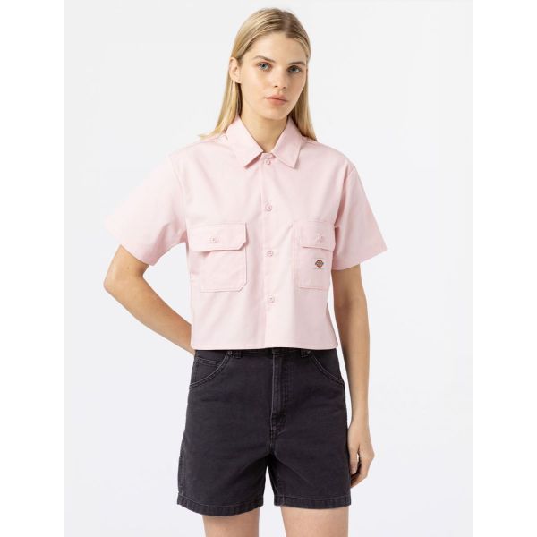 Dickies Short Sleeve Work Shirt Light Pink