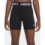 Nike Shorts Pro για Μεγάλα Κορίτσια Polyester/Spandex Tight Fit - Black/White