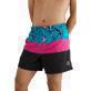 O'neill M Frame Block Swimshorts Black/Pink/Floral Blue