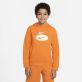 Nike Sportswear Older Kids' (Boys') Pullover Hoodie Orange