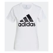 Adidas Essentials Logo Tee - White