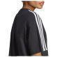 Adidas 3-Stripes Boyfriend Tee Dress - Black