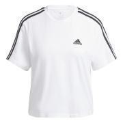 Adidas 3-Stripes Cropped Top - White