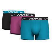 Nike Dri-FIT Essential Micro Trunk 3-Pack - Black/Blue/Pink