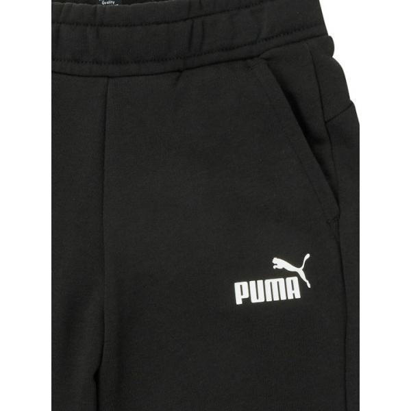 Puma Ess Logo Pants Jr - Black