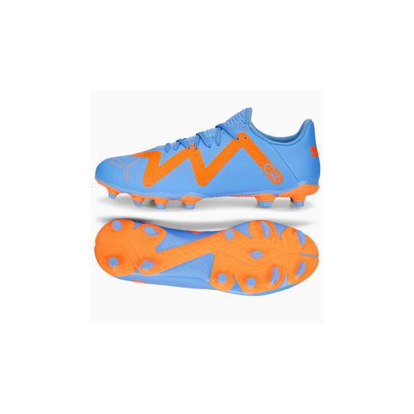 Puma Future Play FG/AG Football Boots - Blue Glimmer/Ultra Orange