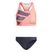 Adidas Big Bars Bikini - Coral/Shadow Navy