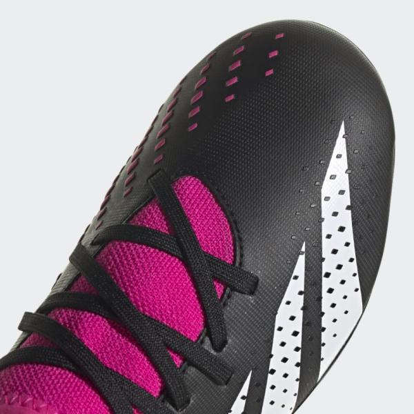 Adidas Predator Precision.3 Firm Ground Boots - Black/Shock Pink