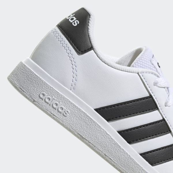 Adidas Grand Court Lifestyle Tennis Lace-Up Shoes - White