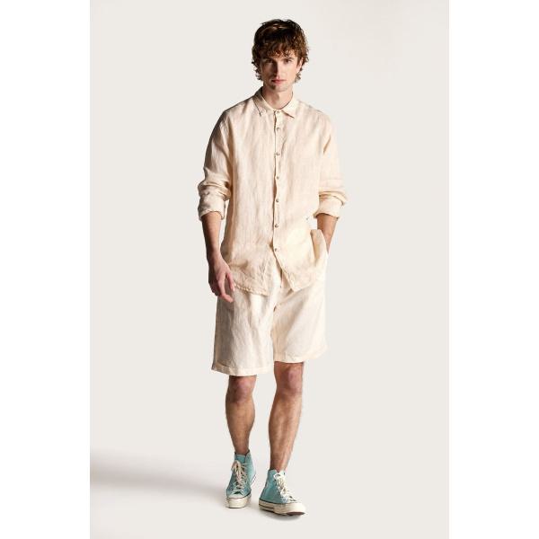 Dirty Laundry Linen Blend Relaxed Bermuda - Cotton
