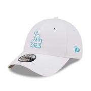 New Era LA Dodgers Neon Outline 9FORTY Adjustable Cap - White