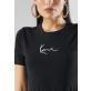 Karl Kani Women's Small Signature Bodysuit T-shirt - Black
