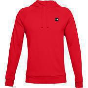 Under Armour UA Rival Fleece Hoodie SWEATER - Red/Onyx White