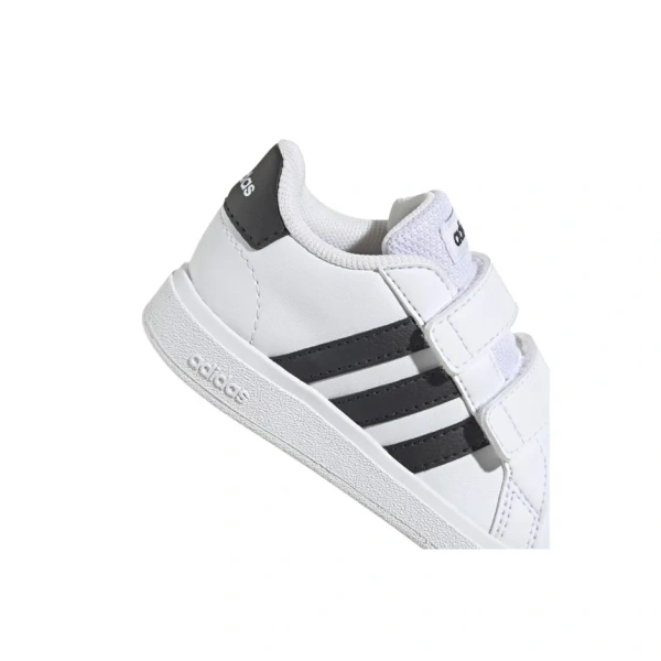 Adidas Grand Court Lifestyle Hook And Loop Shoes - White