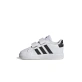 Adidas Grand Court Lifestyle Hook And Loop Shoes - White