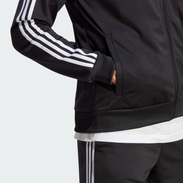 Adidas Basic 3-Stripes Tricot Track Suit - Black