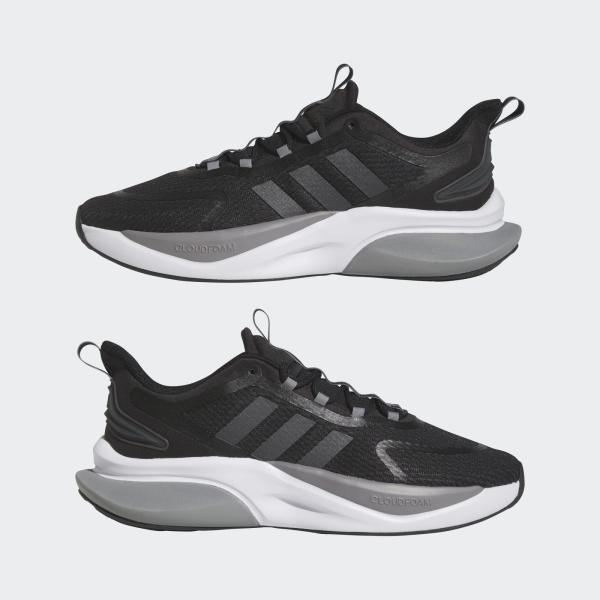 Alfabounce Sustainable Bounce - Core Black Carbon Grey Three