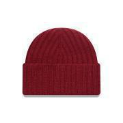 New Era Short Rib  Cuff Knit Beanie Hat - Dark Red
