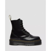 Dr Martens Jadon Smooth Leather Platform Boots - Black