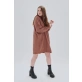 24Colours Knit Dress with Turtleneck - Bordeaux