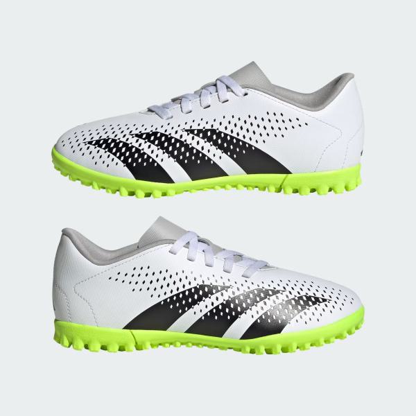 Adidas Predator Accurace.4 Turf Boots - White/Black/Lemon