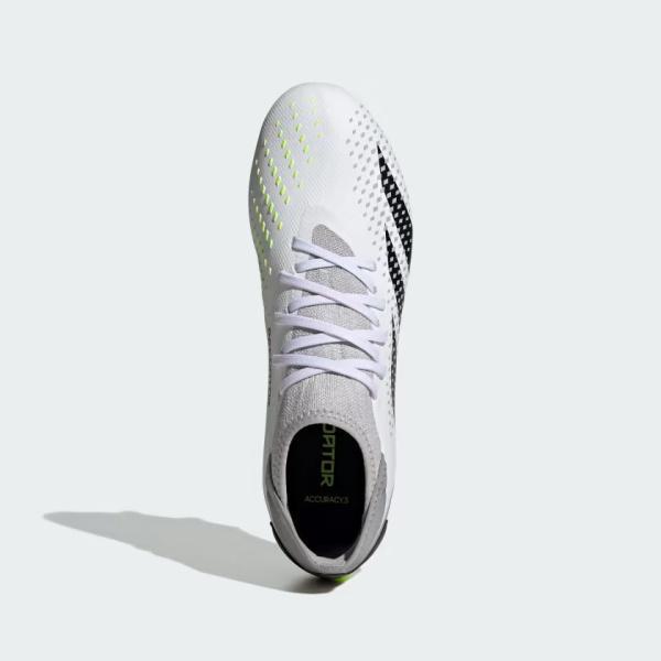 Adidas Predator Accuracy.3 Soft Ground Boots - White/Black/Lemon