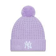 New Era New York Yankees Cosy Pom Beanie - Purple
