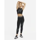 Nike Pro Women's mid rise 7/8 patterned leggings - Black/Iron Grey