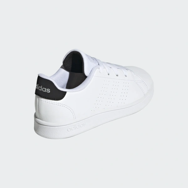 Adidas Advantage Lifestyle Court Lace Shoes - Cloud White / Core Black / Silver Metallic