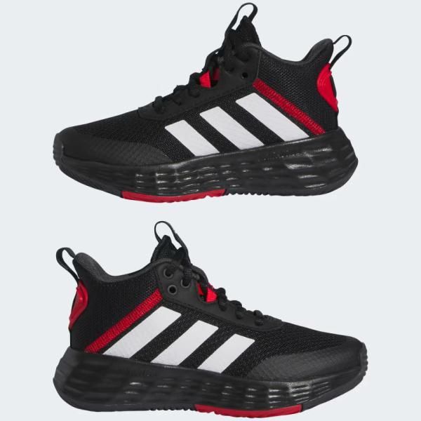 Adidas Ownthegame 2.0 Shoes - Core Black / Cloud White / Vivid Red