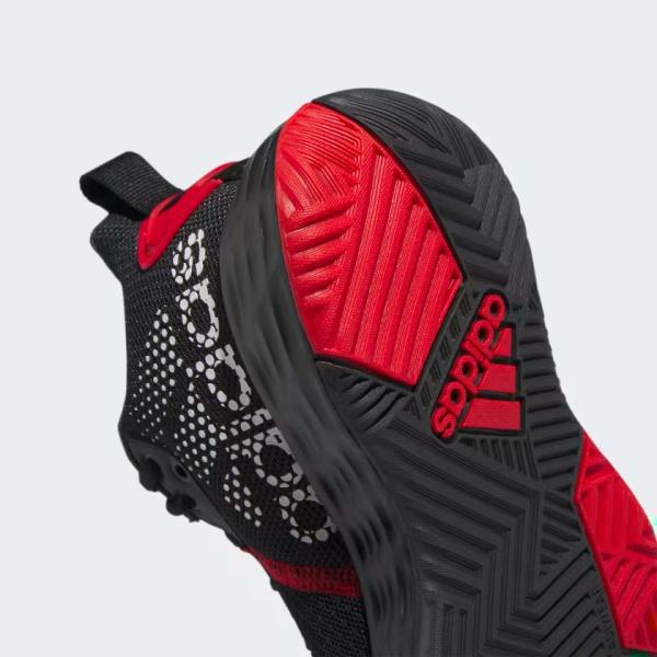 Adidas Ownthegame 2.0 Shoes - Core Black / Cloud White / Vivid Red