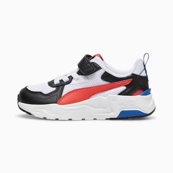 Puma Trinity Lite Sneakers Kids - White-Active Red
