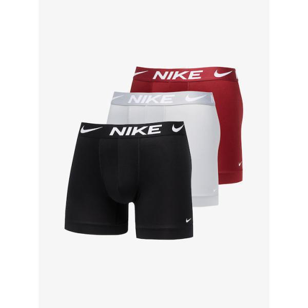Nike Dri-FIT Essential Micro Boxer Brief 3-Pack - Black/Grey/Bordeaux
