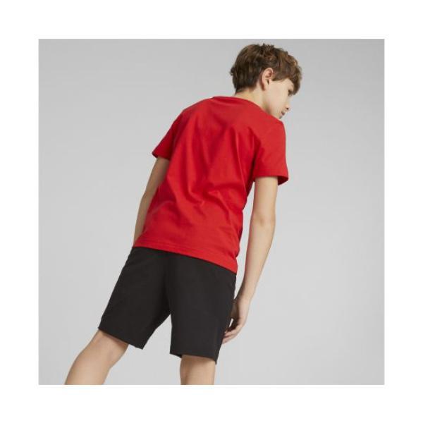 Puma Jersey Youth Shorts Set - Black/Red