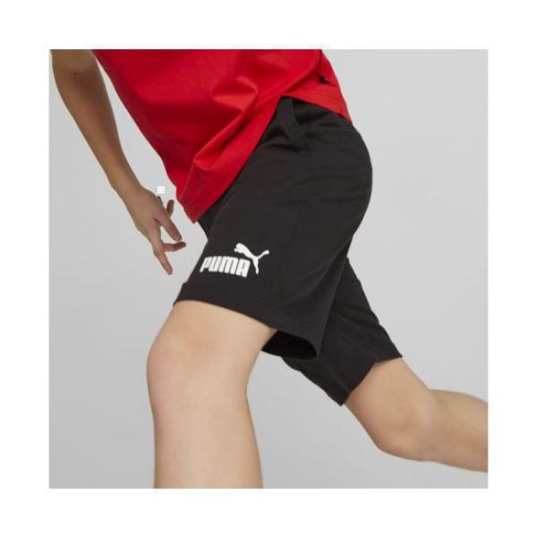 Puma Jersey Youth Shorts Set - Black/Red