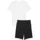 Puma Jersey Youth Shorts Set - White/Black